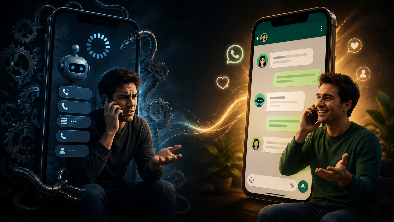 La diferencia entre bots y agentes de IA en WhatsApp